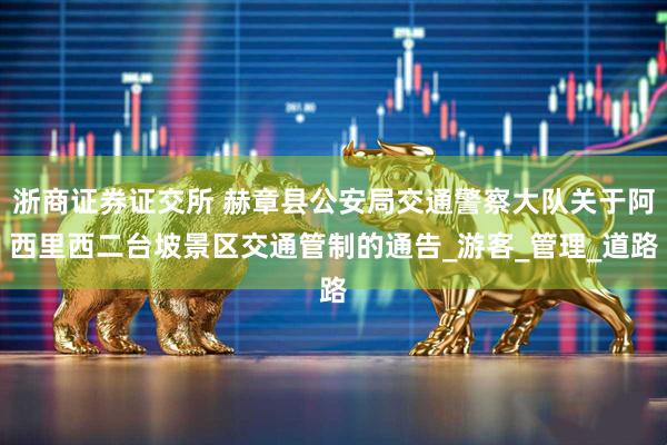 浙商证券证交所 赫章县公安局交通警察大队关于阿西里西二台坡景区交通管制的通告_游客_管理_道路